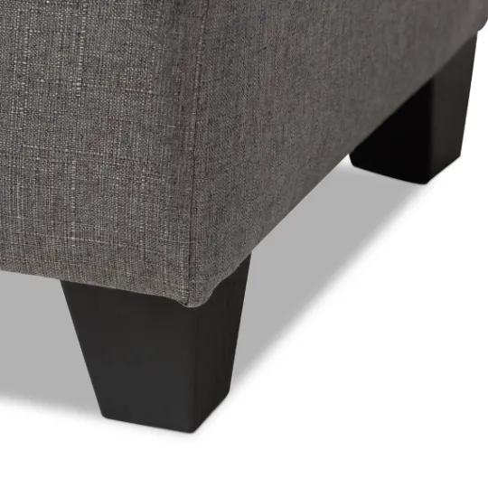 Kirkland's Home Upholstered Storage Ottoman- Benches & Ottomans
