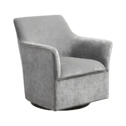 Kirkland's Home Upholstered Swivel Glider Accent Chair- Accent Chairs