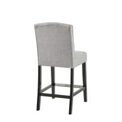 Kirkland's Home Upholstered Tufted Button Back Counter Stool- Bar Stools & Counter Height Stools