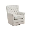 Kirkland's Home Upholstered Tufted Swivel Accent Chair- Accent Chairs