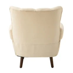 Kirkland's Home Upholstered Tufted Wingback Accent Chair- Accent Chairs