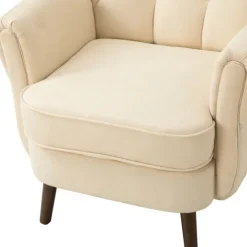 Kirkland's Home Upholstered Tufted Wingback Accent Chair- Accent Chairs