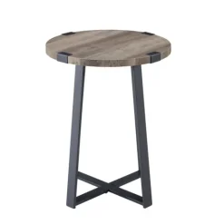 Kirkland's Home Urban Rustic Round Accent Table- Accent & End Tables