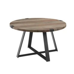 Kirkland's Home Urban Rustic Round Coffee Table- Coffee Tables