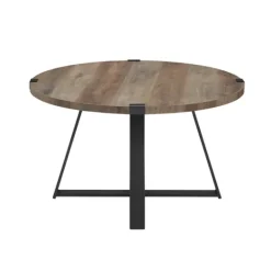 Kirkland's Home Urban Rustic Round Coffee Table- Coffee Tables