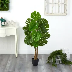 Kirkland's Home Uv-Resistant Monstera Plant In Nursery Planter- Trees & Topiaries