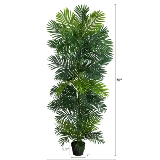 Kirkland's Home Uv-Safe Areca Palm Tree In Nursery Planter, 70 In.- Trees & Topiaries