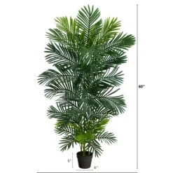 Kirkland's Home Uv-Safe Areca Palm Tree In Nursery Planter, 60 In.- Trees & Topiaries