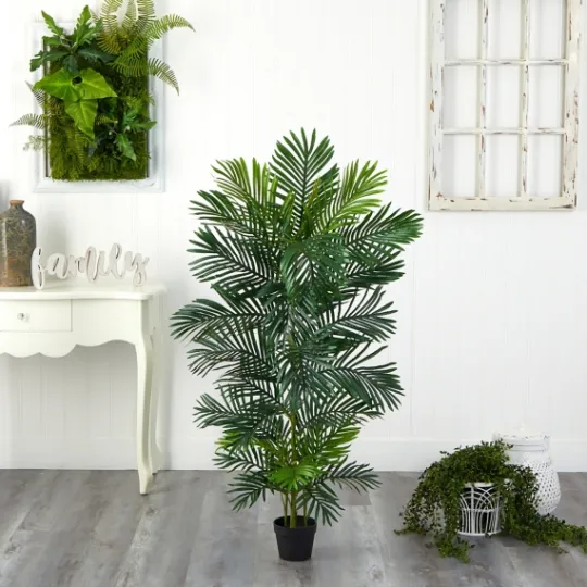 Kirkland's Home Uv-Safe Areca Palm Tree In Nursery Planter, 60 In.- Trees & Topiaries