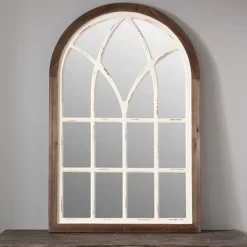 Kirkland's Home Vail Two-Tone Arch Wall Mirror- Decorative Mirrors