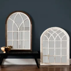 Kirkland's Home Vail Two-Tone Arch Wall Mirror- Decorative Mirrors