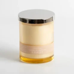 Kirkland's Home Vanilla Brulee & Almond Single Wick Jar Candle- Candles