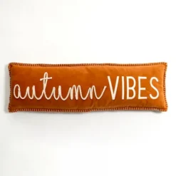 Kirkland's Home Velvet Autumn Vibes Pillow- Pillows