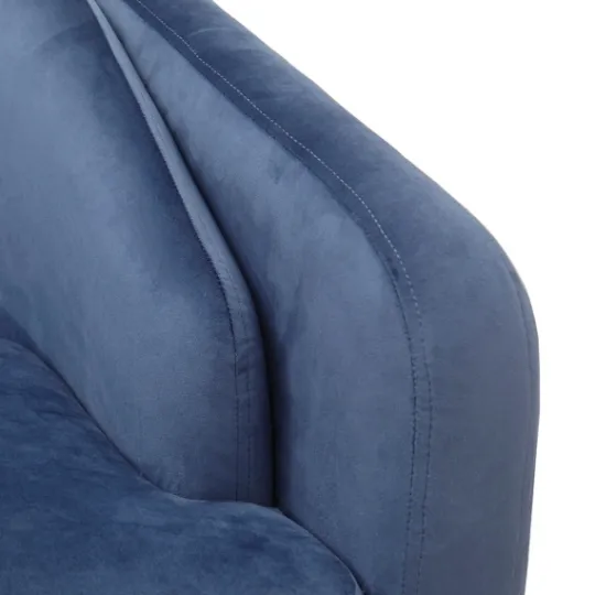 Kirkland's Home Velvet Tufted Midcentury Modern Accent Chair- Accent Chairs