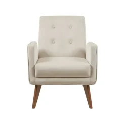 Kirkland's Home Velvet Tufted Midcentury Accent Chair- Accent Chairs