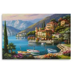 Kirkland's Home Villa Bella Vista Canvas Art Print, 60X40 In.- Canvas Art