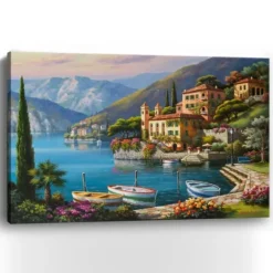 Kirkland's Home Villa Bella Vista Canvas Art Print, 60X40 In.- Canvas Art