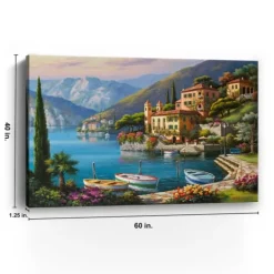 Kirkland's Home Villa Bella Vista Canvas Art Print, 60X40 In.- Canvas Art