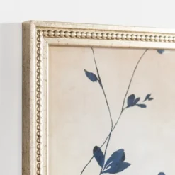 Kirkland's Home Vintage Blue Leaf Ii Framed Art Print- Framed Art