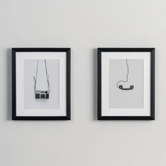 Kirkland's Home Vintage Camera & Phone 2-Pc. Framed Art Print Set- Framed Art