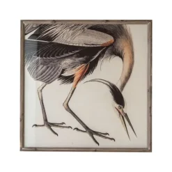 Kirkland's Home Vintage Crane Framed Canvas Art Print- Framed Art
