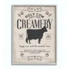 Kirkland's Home Vintage Creamery Cow Framed Wall Plaque- Wall Quotes & Signs