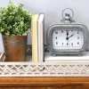 Kirkland's Home Vintage Galvanized Tabletop Clock- Decorative Accents