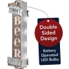 Kirkland's Home Vintage Led Metal Craft Beer Bar Marquee Plaque- Wall Quotes & Signs