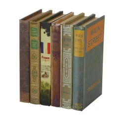 Kirkland's Home Vintage Library Decorative 6-Pc. Book Box Set- Baskets & Boxes