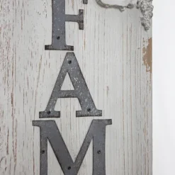 Kirkland's Home Vintage Painted Wood Family Sign- Wall Quotes & Signs