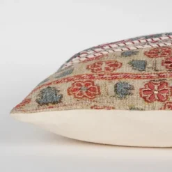 Kirkland's Home Vintage Prints Cotton Lumbar Pillow- Pillows