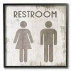 Kirkland's Home Vintage Restroom Sign Framed Wall Plaque- Wall Quotes & Signs