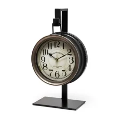 Kirkland's Home Vintage Tabletop Hanging Clock With Stand- Clocks