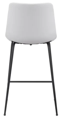 Kirkland's Home Vinyl And Steel Counter Stool- Bar Stools & Counter Height Stools