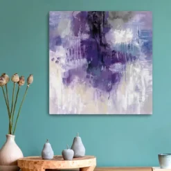 Kirkland's Home Violet Rain Canvas Art Print- Canvas Art