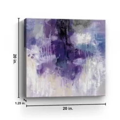 Kirkland's Home Violet Rain Canvas Art Print- Canvas Art