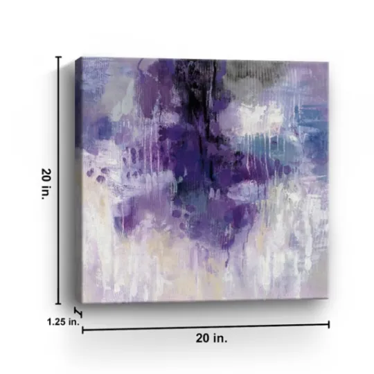 Kirkland's Home Violet Rain Canvas Art Print- Canvas Art