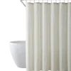 Kirkland's Home Waffle Cotton Blend Shower Curtain- Shower Curtains