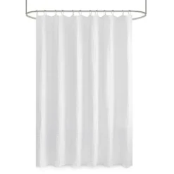 Kirkland's Home Waffle Cotton Shower Curtain- Shower Curtains