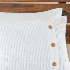 Kirkland's Home Waffle Weave 3-Pc. Full/Queen Comforter Set- Comforters