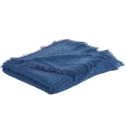 Kirkland's Home Waffle Weave Throw Blanket- Blankets & Throws