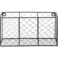 Kirkland's Home Wall Hanging Chicken Wire Baskets, Set Of 2- Wall Storage