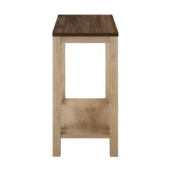 Kirkland's Home Walnut And White Oak Narrow Frame Accent Table- Accent & End Tables