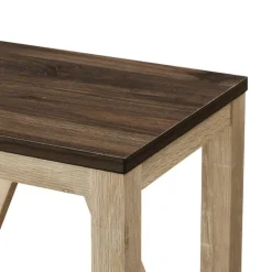 Kirkland's Home Walnut And White Oak Narrow Frame Accent Table- Accent & End Tables