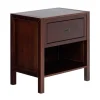 Kirkland's Home Walnut Classic 1-Drawer Nightstand- Nightstands