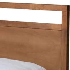 Kirkland's Home Walnut 4-Drawer Queen Bed Frame With Headboard- Beds & Headboards