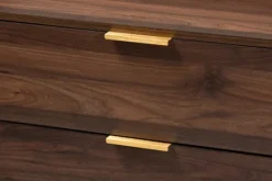 Kirkland's Home Walnut 3-Drawer Wood Chest- Dressers & Chests