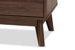 Kirkland's Home Walnut 3-Drawer Wood Chest- Dressers & Chests