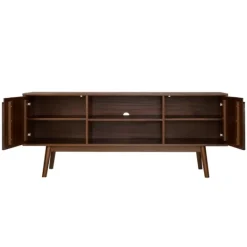 Kirkland's Home Walnut Solid Wood Tv Console- Tv Stands & Media Consoles
