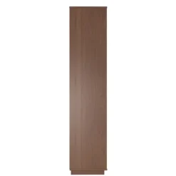 Kirkland's Home Walnut Wood 2-Door Modern Bookshelf- Bookshelves